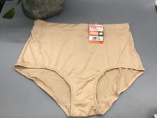 Lg/7 Warner's No Pinching No Problems No Muffin Top Brief Panties  NWT