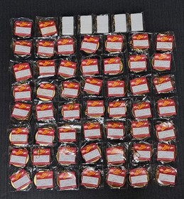 Sega Saturn VirtuFighter 4 Zipper Medal Set 61 pcs Unopened Dr Pepper Campaign