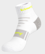 Kimony Men’s Mid Crew Sports Socks 5 Pairs White NWT KSSN501-M6