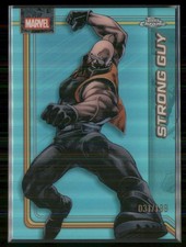 2026 Topps Chrome Marvel Comics #170 Strong Guy Aqua Refractor #/199