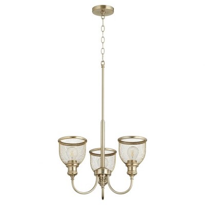 Used Quorum Lighting 6212-3-80 Omni - 3 Light Convertible Chandelier in