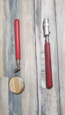 Sealey Telescopic Magnetic Pick-Up & Mirror Set 2pc