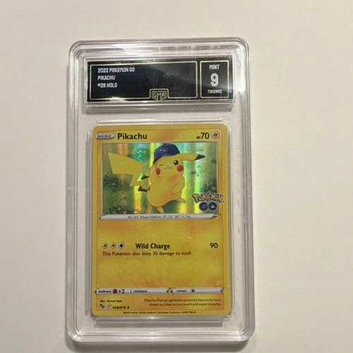 Pikachu 028/078 Pokémon GO Holo Rare GMA Mint 9 Pokemon TCG