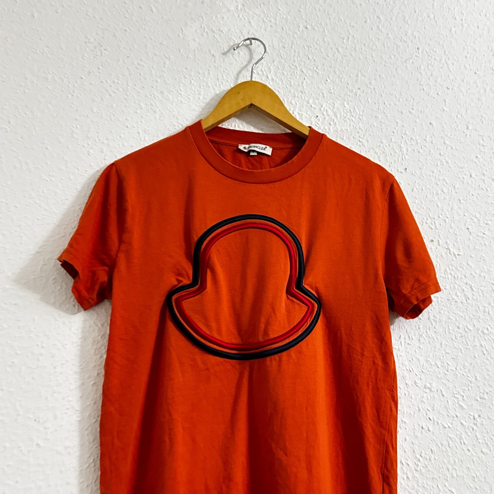 Moncler Grenoble Outline Logo T-Shirt - Orange image 3