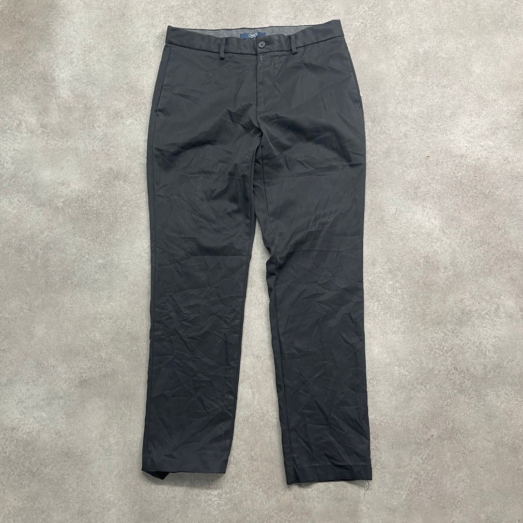 Pantalones chinos Chaps para hombre 30" pierna recta pantalones forrados inte...