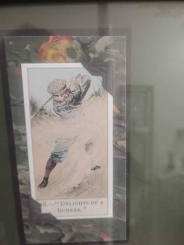 Cope's Tobacco Golfer Card Series Pier 1 Imports Distressed Frames 5x5 qty. 5 - Picture 3 of 7