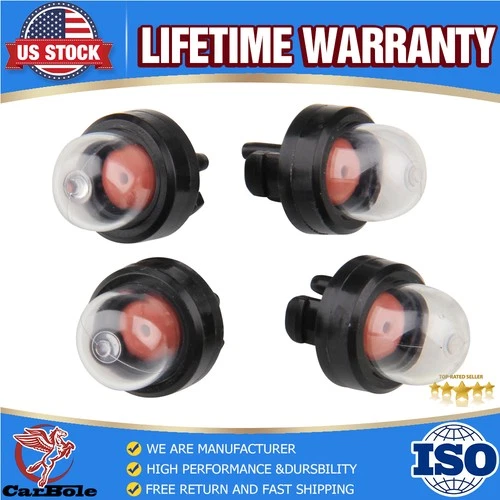4X Primer Fuel Bulb Pump For Poulan Ryobi Homelite Toro Craftsman Blower Trimmer