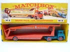 VINTAGE MATCHBOX LESNEY M-8 GUY WARRIOR CAR TRANSPORTER IN ORIGINAL BOX 1964