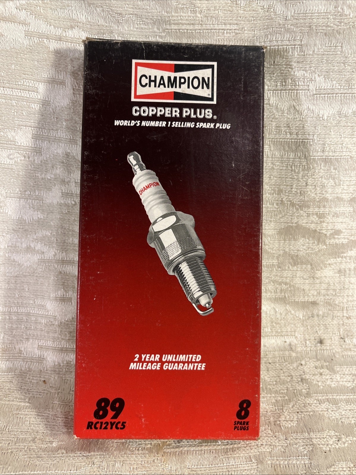 Champion Spark Plugs 89  RC12YC5- Set Of 8 Copper Plus NOS --9605