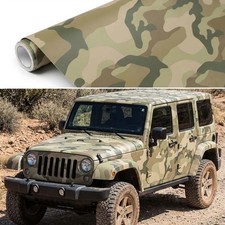 1080x60 Army Camo Camouflage Desert Vinyl Film Wrap Air Bubble Free 90ft X 5ft