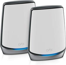 Orbi 850 Series Tri-band WiFi 6, 6Gbps, Router  Satellite RBK852-100NAR - WHITE