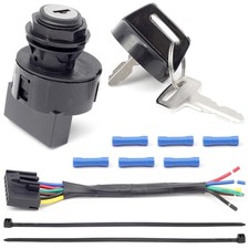 4012166 4011142 2878509 Ignition Key Switch 4 Position 6 Pin Harness Pulg Repa