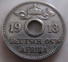 MDS DOA DEUTSCH-OSTAFRIKA 5 HELLER 1913 A  #E
