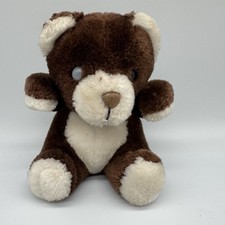 Vintage America Wego Bear Plush Dog Stuffed Animal White Eye Toy 1982