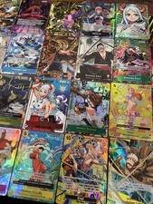 One Piece TCG Card Lot 100 AUTHENTIC Cards - Guaranteed Foils + Super Rares!