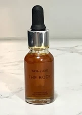 TAN-LUXE The Body Medium-Dark Illuminating Self-Tan Drops 0.5 oz Travel NWOB