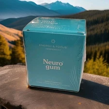 NeuroGum Energy Caffeine Gum 54 Pieces - Sugar Free with L-theanine + Caffein...