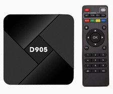 D905 Android TV Box 4K Ultra HD Reproductor multimedia inteligente WiFi HD Set Top Box