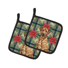 Carolines Treasures WDK8786PTHD Unisex Adult Rhodesian Ridgeback Christmas Po...