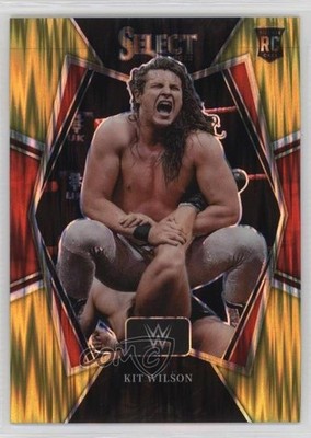 2022 Select WWE Premier Level Gold Flash Prizm 4/10 Kit Wilson Rookie RC 0zc5