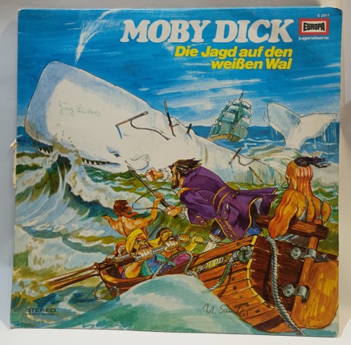 LP Vinyl Herman Melville Moby Dick Die Jagd Auf Den Weißen Wal Europa E 2017