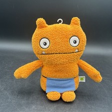 Hasbro Ugly Doll Orange Wage the Helper Blue Apron Plush Stuffed Toy 9"