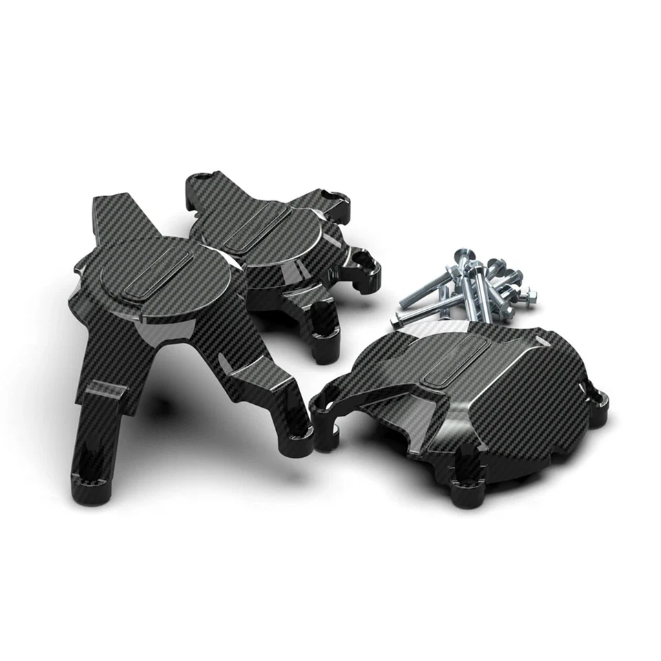 Carbon Fiber Motorcycle Engine Protection Cover For Honda CBR1000RR 2008-2016 Foto 2 de 4