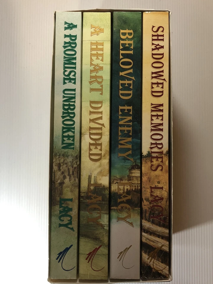 Juego de cajas Battles of Destiny (libros 1-4) - Al Lacy ficción cristiana de la guerra civil en muy buena condición Foto 4 de 4