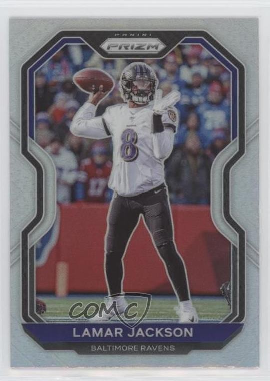 2020 Panini Prizm Silver Prizm Lamar Jackson #37 07i7