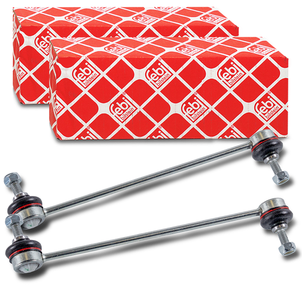 2X Febi Bilstein Koppelstange Vorne Renault Laguna Trafic Opel Vivaro X83 Nissan-image