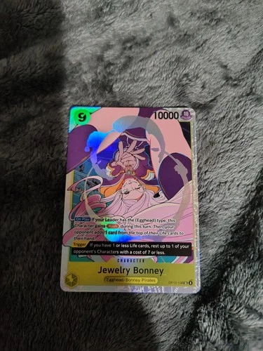 OP-13 Jewelry Bonney 108 SR Carrying On His Will Foil OP13-108 NM One Piece Card