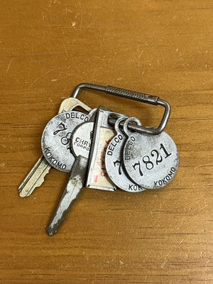 #ad #ad Lot Of Vintage Keys With Dalco Radion Dog Tags Mini Indiana Plate Kokomo $35.99