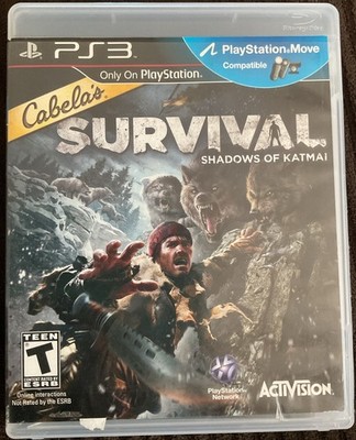 Cabela's Survival: Shadows of Katmai PlayStation 3 Complete CIB