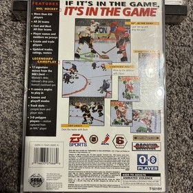 NHL 97 Hockey (Sega Saturn) CIB Complete - Plastic Case Has Working Hinges