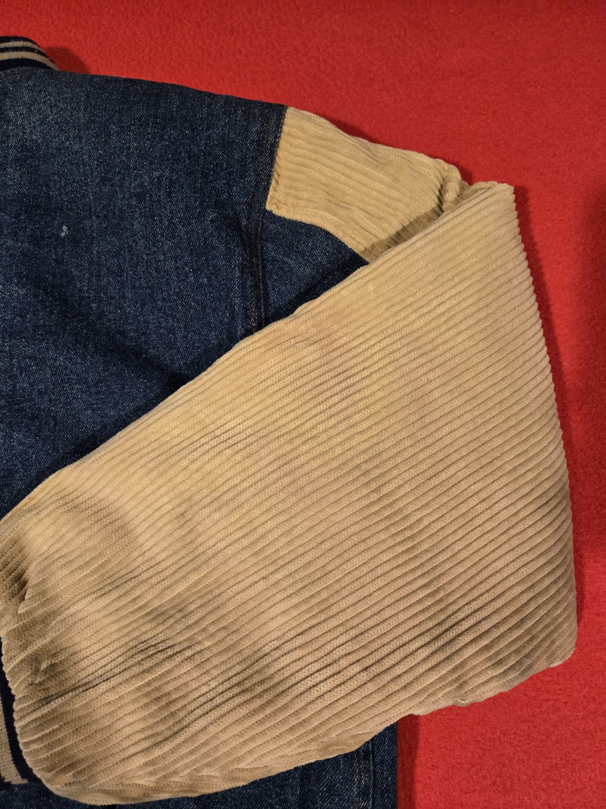 Vintage Basic Editions Denim Jacket With Corduroy… - image 18