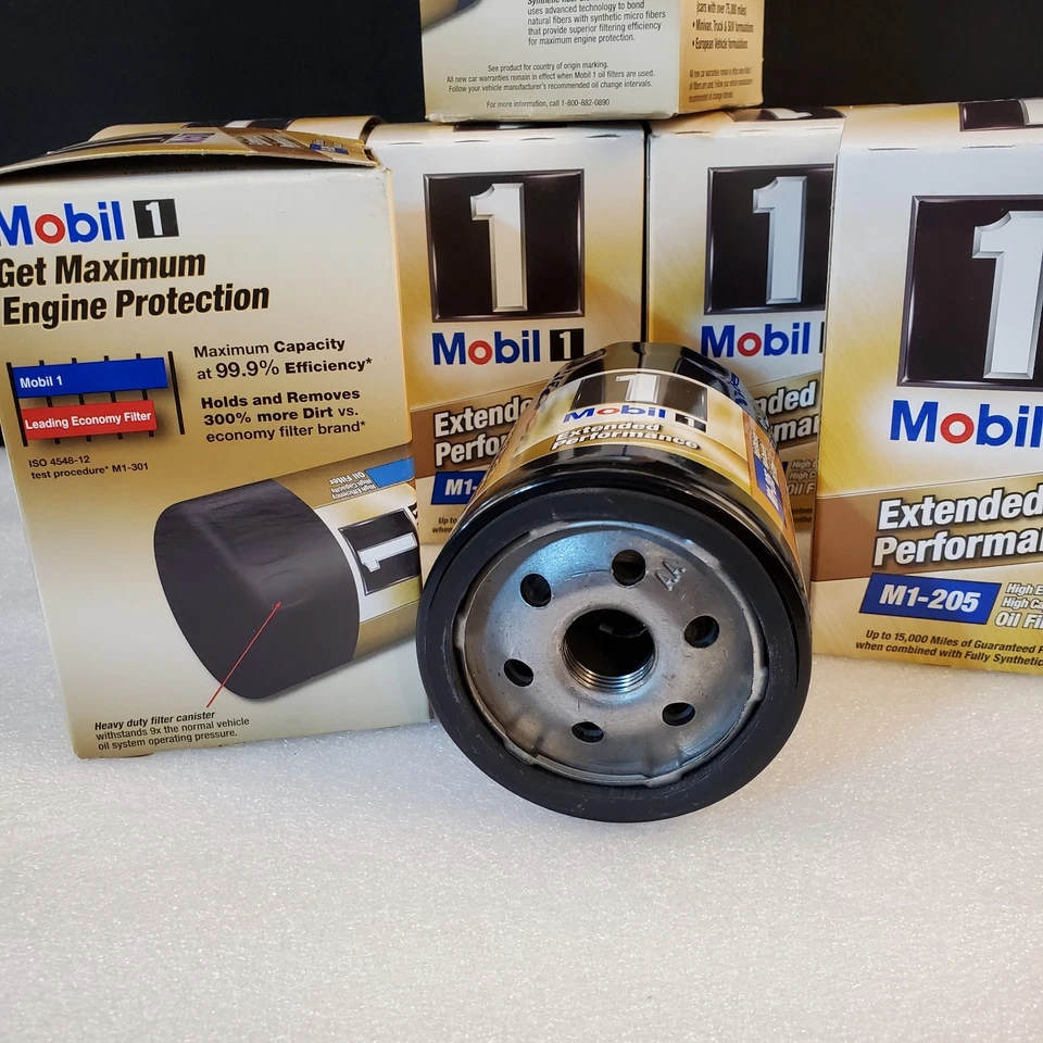 原始设备制造商 3x 美孚 1 M1-205 扩展性能滤油器高容量 (6 包) — 第 2/4 张图片