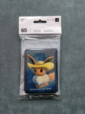 Pokemon Van Gogh Eevee Card Sleeves (65 sleeves) - Brand new - SHIPS FAST