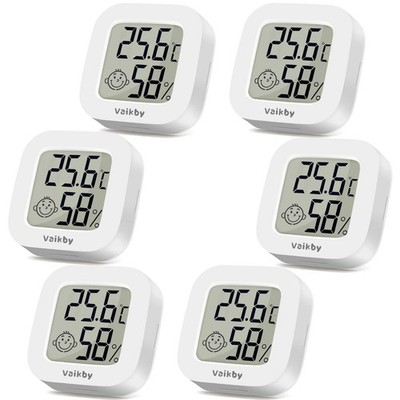 Mini Digital Thermometer Hygrometer innen 6 Stück raumthermometer