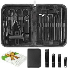 Manicure Set, Professional Nail Clippers Pedicure Kit 26 Pieces Nail Care