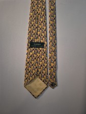 Ralph Lauren Hand Finished 100 % Silk Tie. Made In USA Excellent condition.