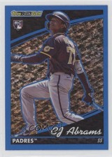 2022 Topps Update Topps Black Gold Blue CJ Abrams #BG-13 4z8