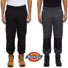 Dickies Cargo Twill Joggers Work Utility Pants Elastic Cuff Waistband Small-XXL
