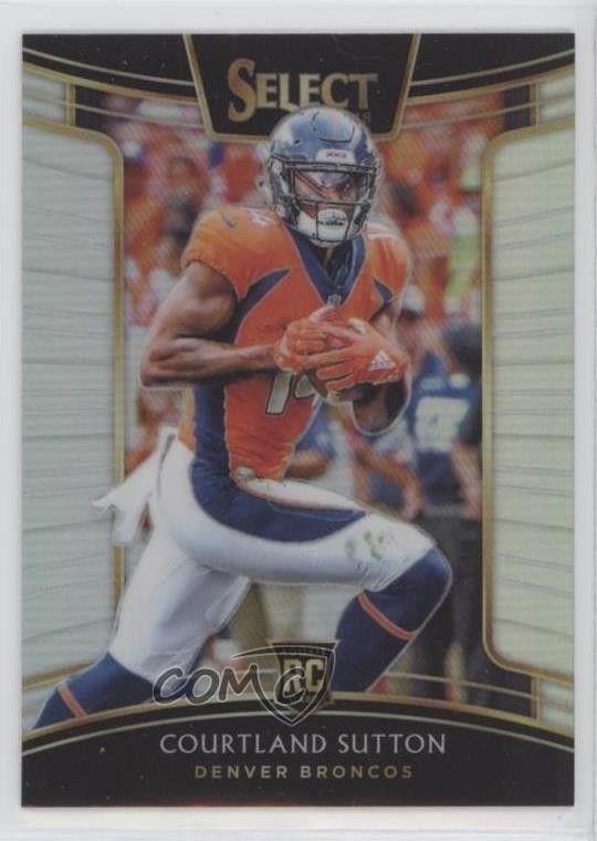 2018 Panini Select Concourse Silver Prizm Courtland Sutton #76 Rookie RC 10yu