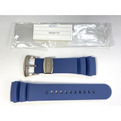 SEIKO R032011T0 Prospex Marine Master Genuine Silicon Watch Band 24mm Navy New