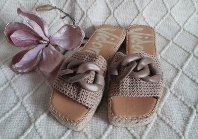 NEU / VIDORRETA / Espadrilles / Pantoletten / Sandaletten / 36 / taube / Boho