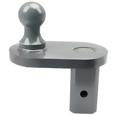 GNXA4085 Gooseneck Trailer Hitch 4" Offset Ball Fit for B&W Turnoverball 