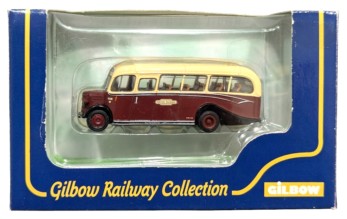 1:76 Scale Gilbow Railway Collection 99630 Bedford OB Coach - British Railways