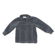 Columbia Kids Toddler Jacket Zip Up Fleece Gray 18-24mos Unisex Fall Winter Coat