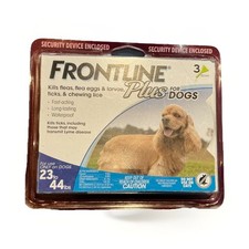 FRONTLINE Plus Spot-On Treatment for Dogs 23-44 lbs 3 Doses EPA Reg No 65331-5
