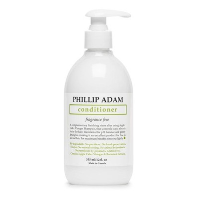 Phillip Adam Fragrance Free Conditioner, Apple Cider Vinegar, 12 oz